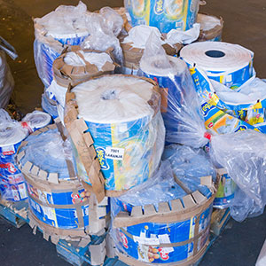 Bobinas de PP pós indústria